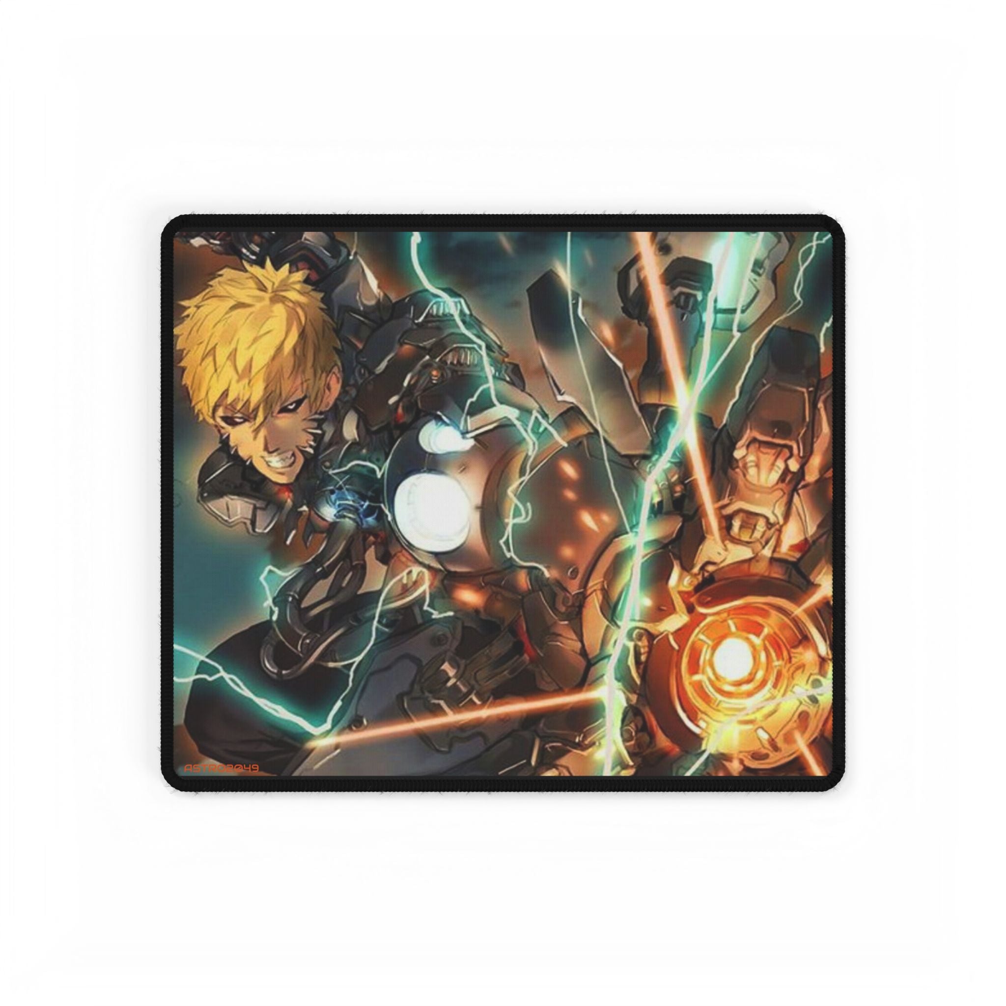 ONE-PUNCH MAN: Genos -  Dynamic Gaming Desk Mat - Anime Inspired, Computer Gaming Accessory, Home Office Decor, Mouse Pad, Cosplay Gift