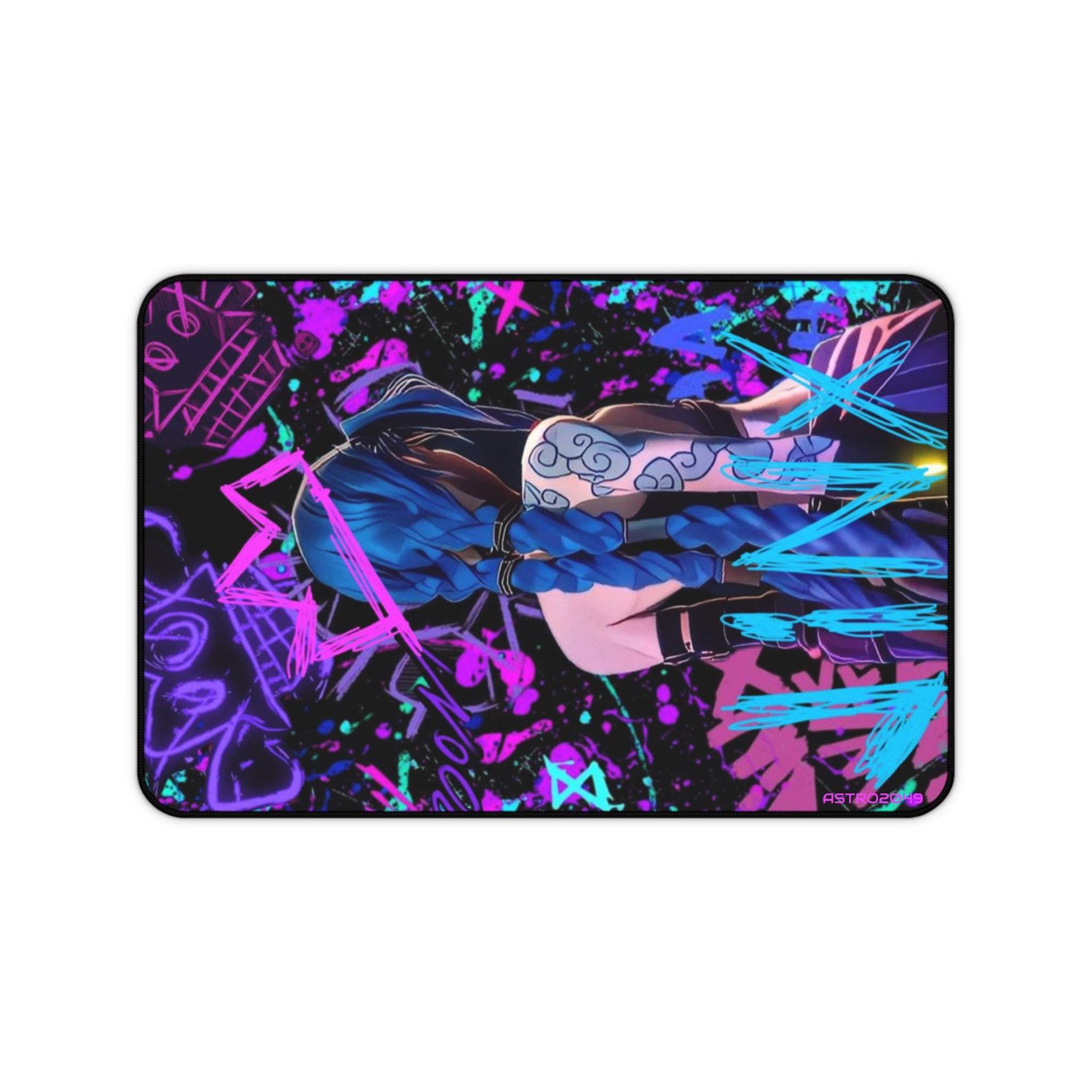 League of Legends - Arcane: JINX - Vibrant Gaming Desk Mat, Stylish Mouse Pad, Anime Decor, Unique Gift for Gamers, Desk Organization