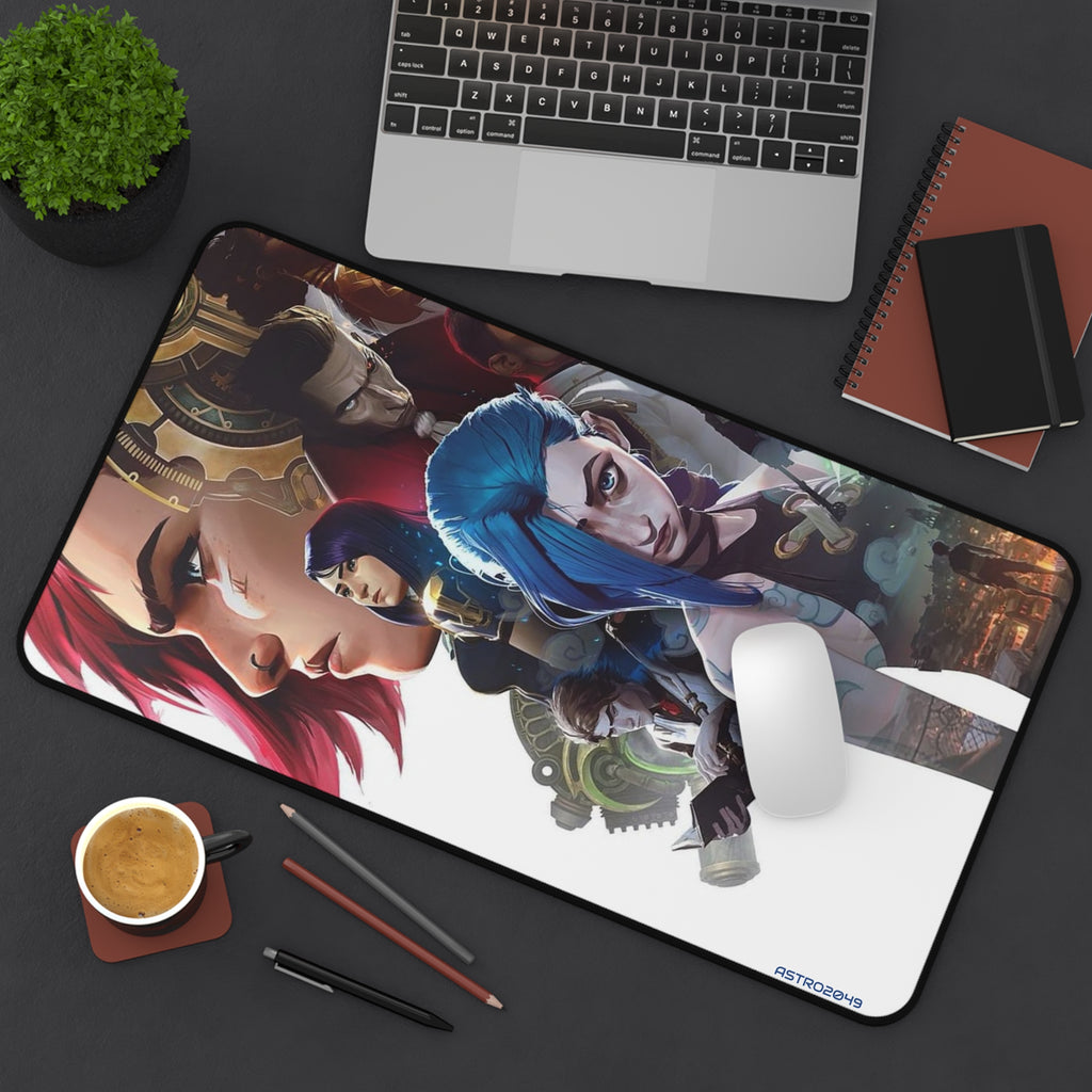 League of Legends - Arcane: JINX - Vibrant Gaming Desk Mat | Stylish Mouse Pad for Gamers | Desk Accessories | Video Game Decor, Gamer Gift